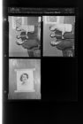 Man Receiving Award-Engagement Re-photograph (3 Negatives (January 30, 1960) [Sleeve 85, Folder a, Box 23]